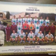 Coleccionismo deportivo: POSTER DEL MITICO BM CIUDAD REAL - BALONMANO - TEMPORADA 2002-2003. Lote 85246680