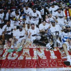 Collectionnisme sportif: POSTER REAL MADRID EUROLIGA 2015. Lote 109858639