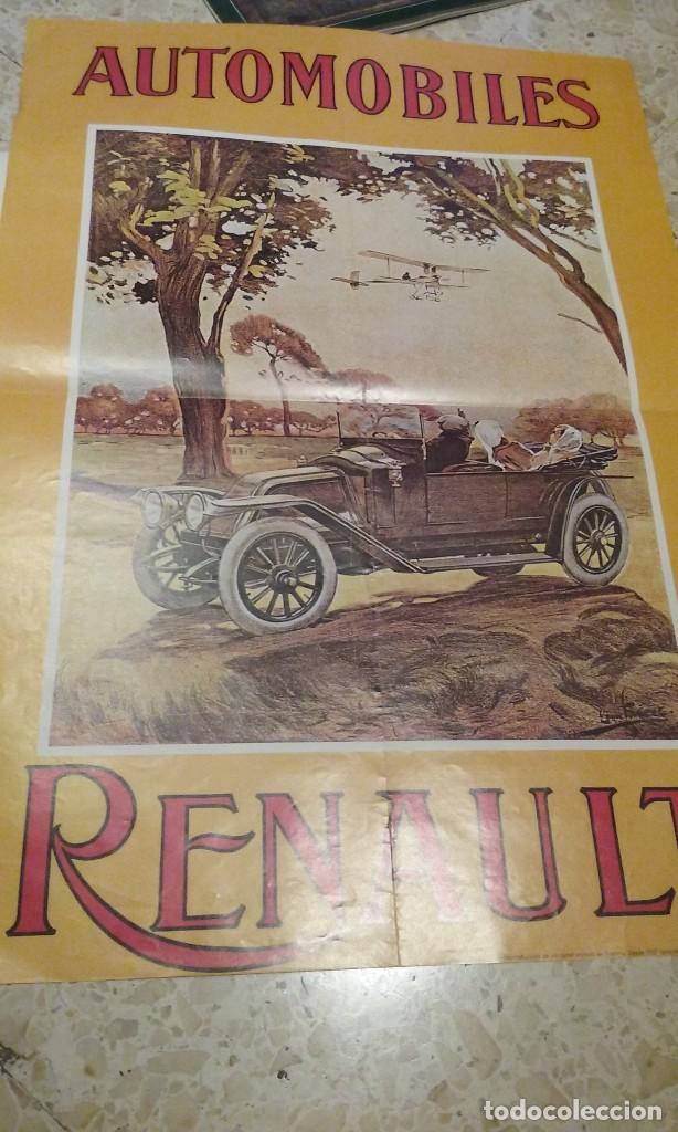 Coleccionismo deportivo: poster renault - Foto 1