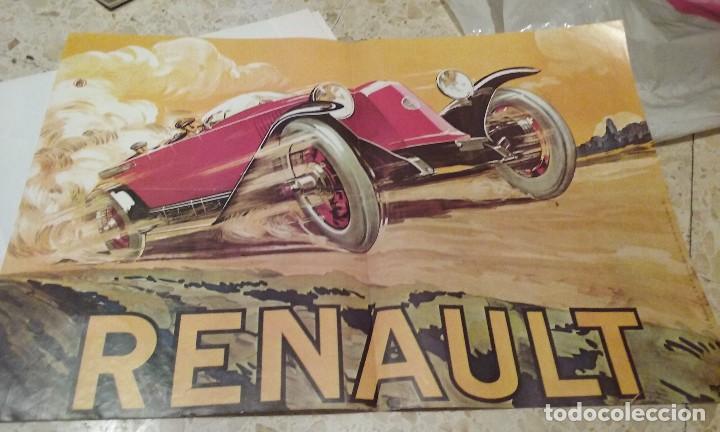 Coleccionismo deportivo: poster renault - Foto 1