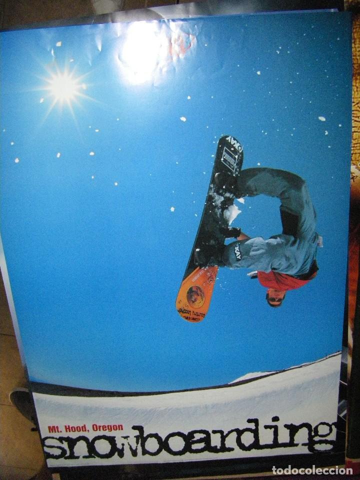 Coleccionismo deportivo: Poster Snowboard Oregon  97x68 cms - Foto 1