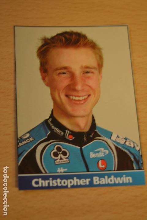 Coleccionismo deportivo: FOTO DEL CICLISTA CHRISTOPHER BALDWIN /NAVIGATORS)  8X5,5 CMS - Foto 1
