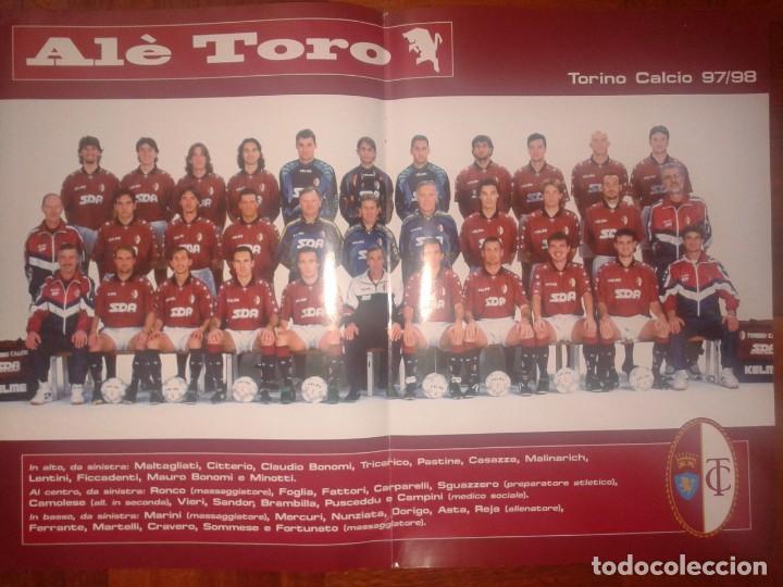 Coleccionismo deportivo: POSTER TORINO 97-98 - Foto 1