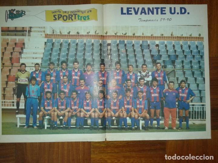 Coleccionismo deportivo: POSTER LEVANTE 89-90 - Foto 1