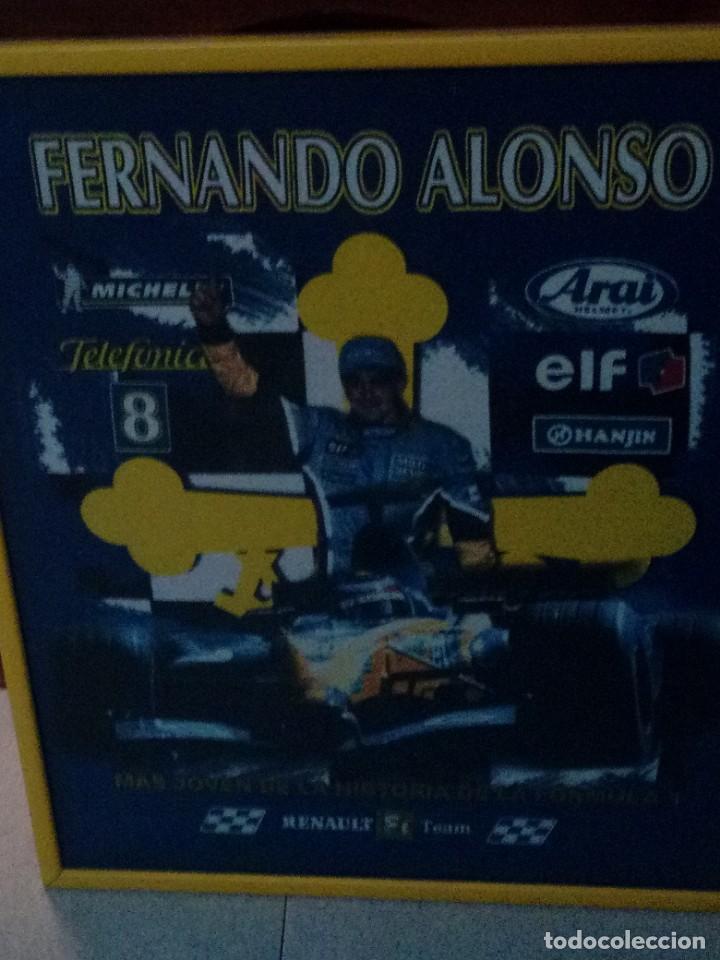 marca poster fernando alonso doble cara campeon - Compra venta en  todocoleccion