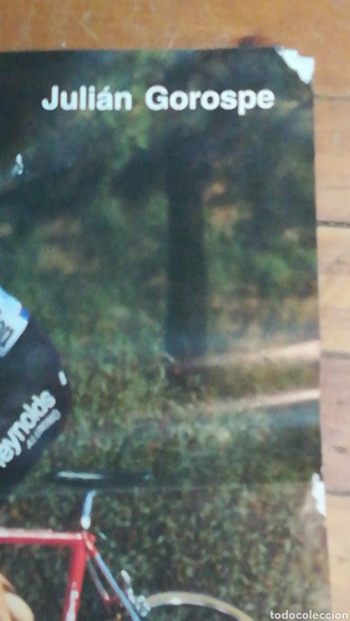 Coleccionismo deportivo: P&oacute;ster julian gorospe - Foto 2