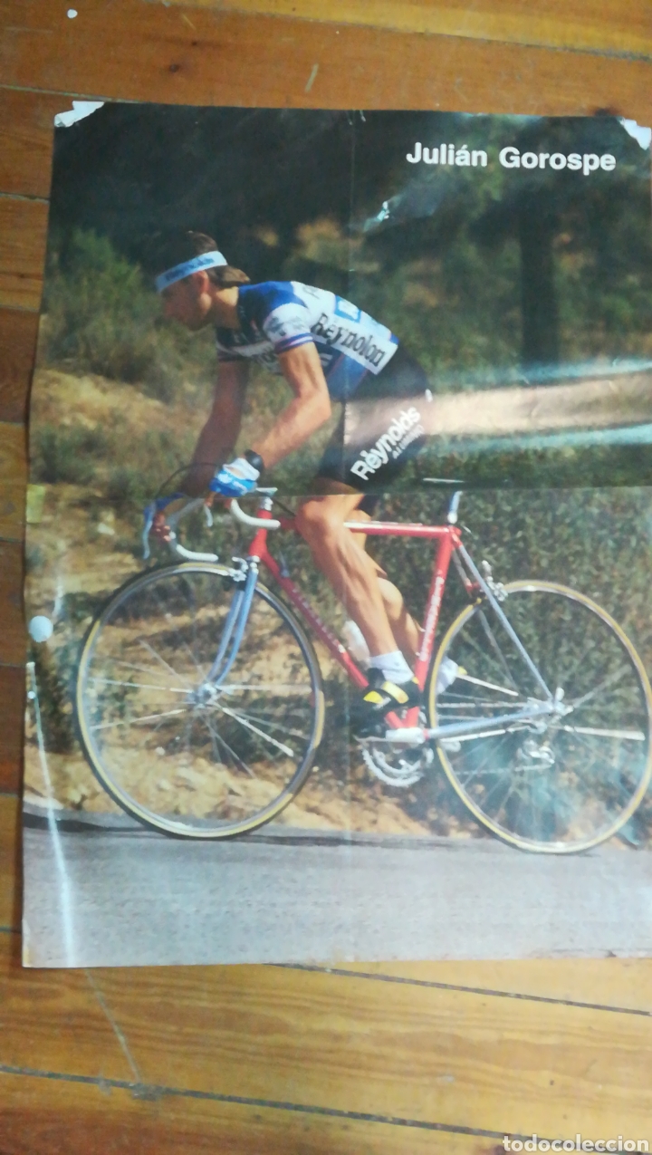 Coleccionismo deportivo: P&oacute;ster julian gorospe - Foto 1