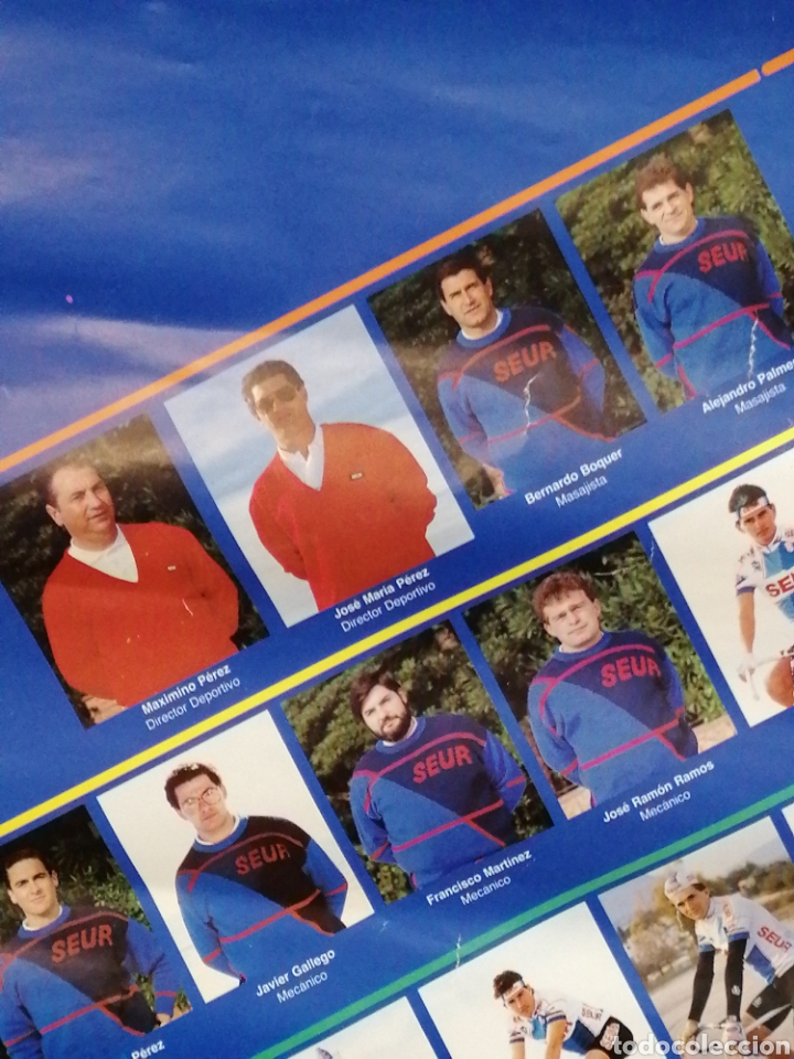 Coleccionismo deportivo: Equipo ciclista Seur - Foto 2