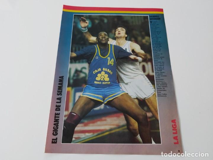 Coleccionismo deportivo: MINI POSTER BALONCESTO DARRELL LOCKHART(CAJABILBAO) - Foto 1