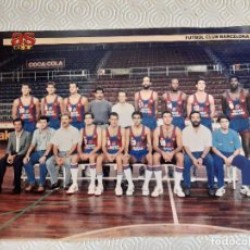 Coleccionismo deportivo: MINI POSTER BALONCESTO F.C. BARCELONA PLANTILLA 1988-89. REVISTA AS COLOR. EPI. NORRIS.ETC.