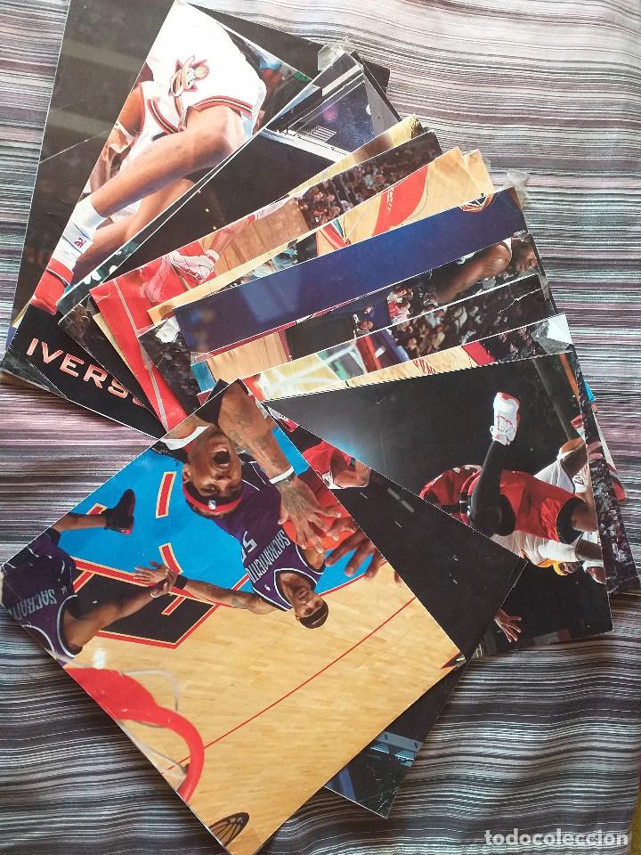 Coleccionismo deportivo: LOTE 17 POSTERS CARTELES NBA REVISTA OFICIAL TODOS FOTO PAU GASOL WILKINS KIDD CALDERÓN - Foto 1 - 236949090