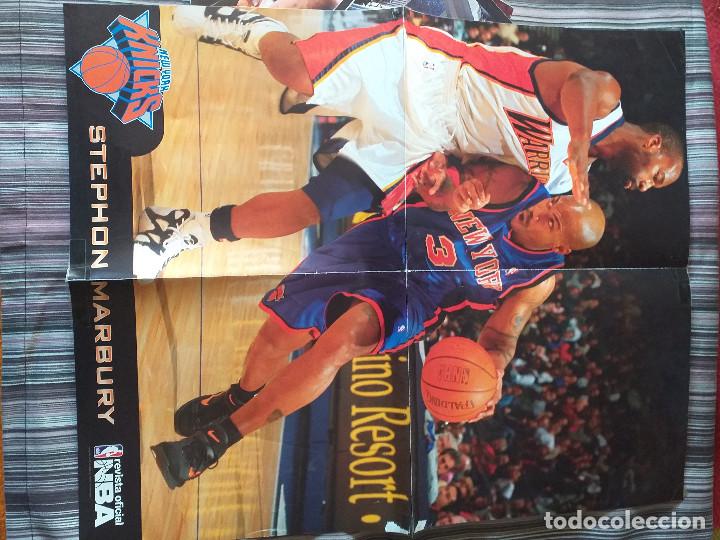 Coleccionismo deportivo: LOTE 17 POSTERS CARTELES NBA REVISTA OFICIAL TODOS FOTO PAU GASOL WILKINS KIDD CALDERÓN - Foto 14 - 236949090