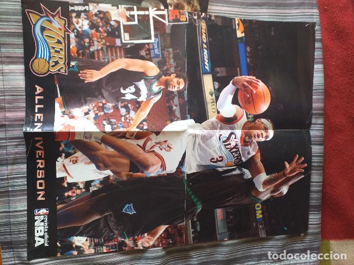 Coleccionismo deportivo: LOTE 17 POSTERS CARTELES NBA REVISTA OFICIAL TODOS FOTO PAU GASOL WILKINS KIDD CALDERÓN - Foto 17 - 236949090