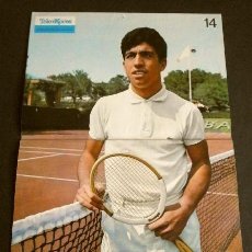 Coleccionismo deportivo: MANUEL ORANTES (1967) TENIS - POSTER TELE EXPRES 33,50X24 CM - GENTILEZA PHILCO