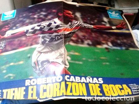 Coleccionismo deportivo: poster roberto cabanas con el corazon en la boca - Foto 1