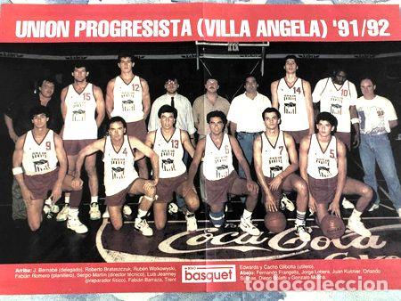 Coleccionismo deportivo: lote 2 posters de union progresista de villa angela - Foto 1