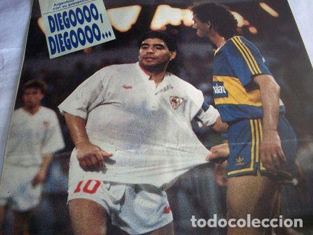 Coleccionismo deportivo: poster de maradona - Foto 1