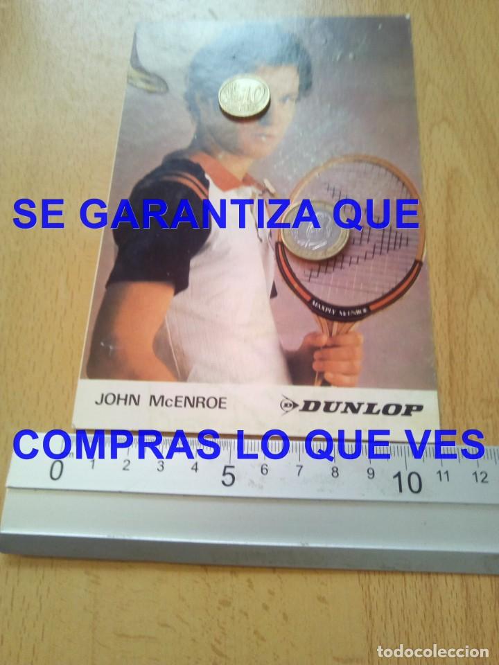 Coleccionismo deportivo: JOHN McENROE DUNLOP INDESA BARCELONA POSTAL E7 - Foto 1