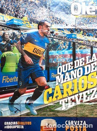Coleccionismo deportivo: poster teves boca - Foto 1