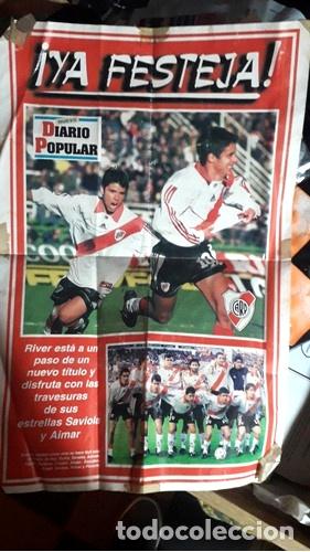 Coleccionismo deportivo: poster de river plate - Foto 1