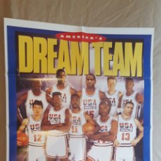 Coleccionismo deportivo: POSTER AMERICA'S DREAM TEAM - BALONCESTO - SPORT - NBA - JORDAN, MAGIC BIRD - BARCELONA '92. Lote 283639933