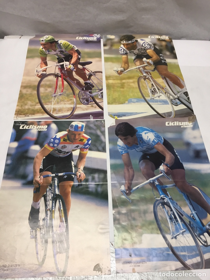 Coleccionismo deportivo: 4 p&oacute;ster ciclismo - Foto 1