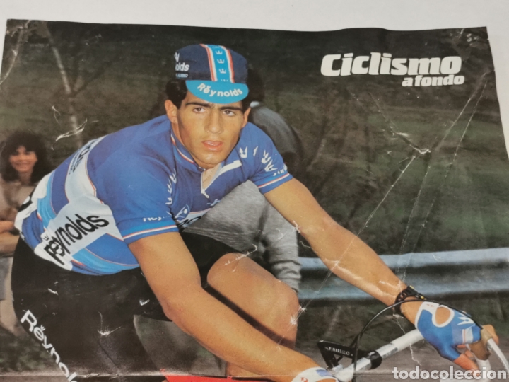 Coleccionismo deportivo: P&oacute;ster Miguel Indurain - Foto 3