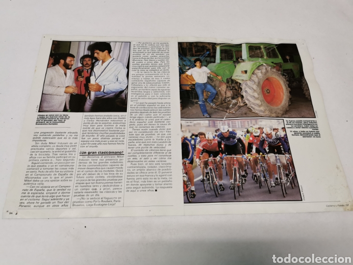Coleccionismo deportivo: P&oacute;ster Miguel Indurain - Foto 4