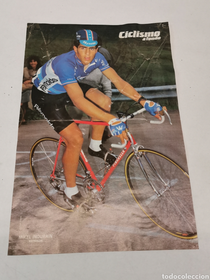 Coleccionismo deportivo: P&oacute;ster Miguel Indurain - Foto 1