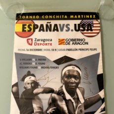 Coleccionismo deportivo: ESPAÑA USA AUTÓGRAFOS FERRERO Y WILLIAMS TROFEO CONCHITA MARTÍNEZ