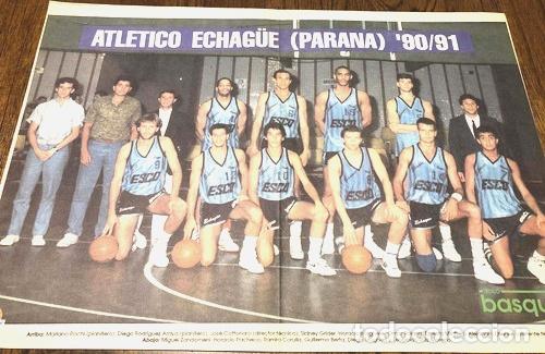 Coleccionismo deportivo: lote 2 posters echague de parana - Foto 1