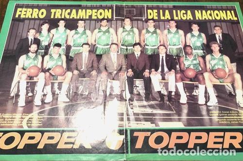 Coleccionismo deportivo: lote 4 posters ferro carril oeste de - Foto 1