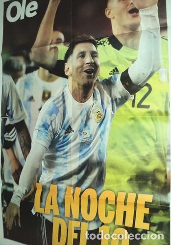 Coleccionismo deportivo: messi poster reversible ole 2021 - Foto 1