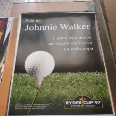 Coleccionismo deportivo: POSTER CARTEL RYDER CUP 97 JOHNNIE WALKER GOLF. Lote 347591208