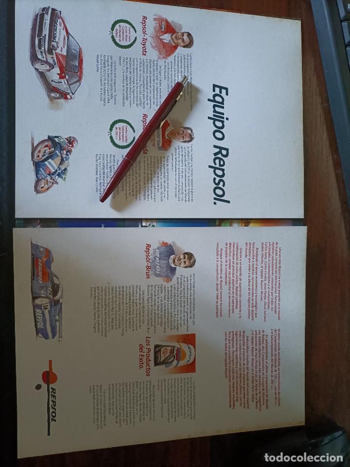 Coleccionismo deportivo: PROGRAMA DE COMPETICI&Oacute;N 1991. REPSOL - Foto 2
