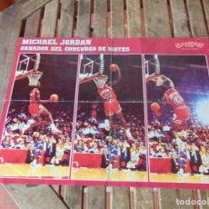 Coleccionismo deportivo: POSTER MICHAEL JORDAN GANADOR CONCURSO MATES 1988 CHICAGO BULLS ALL STARS 88 GIGANTES DEL BASKET NBA