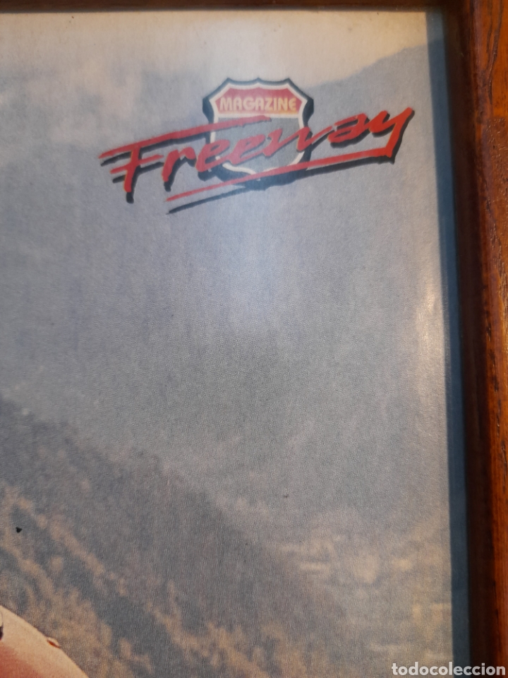 Coleccionismo deportivo: Poster enmarcado, Harley Davidson, - Foto 3