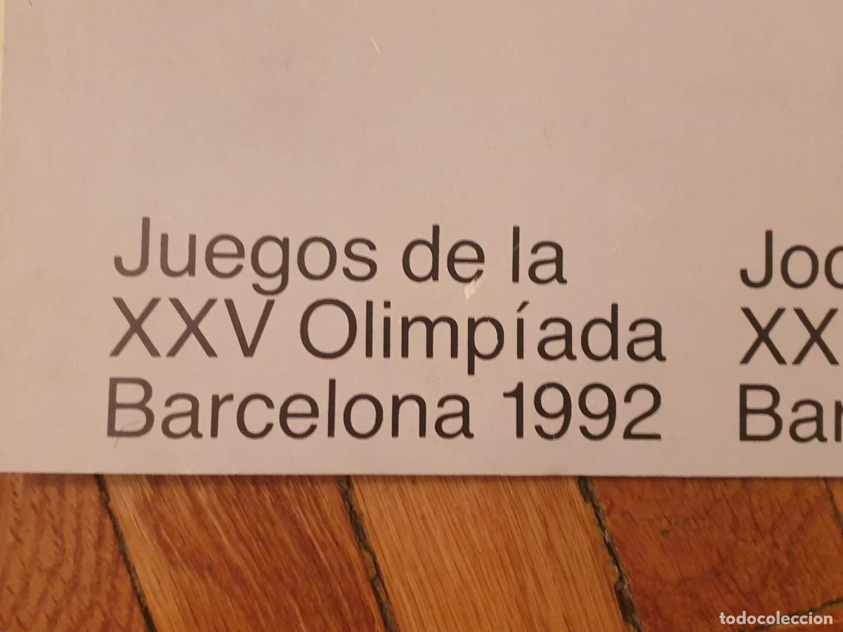 Coleccionismo deportivo: Lote Posters Barcelona 92 - Foto 3