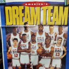 Coleccionismo deportivo: AMERICA'S DREAM TEAM. POSTER SELECCION BALONCESTO BASQUETBALL USA EEUU EE.UU. 1992 MICHAEL JORDAN...