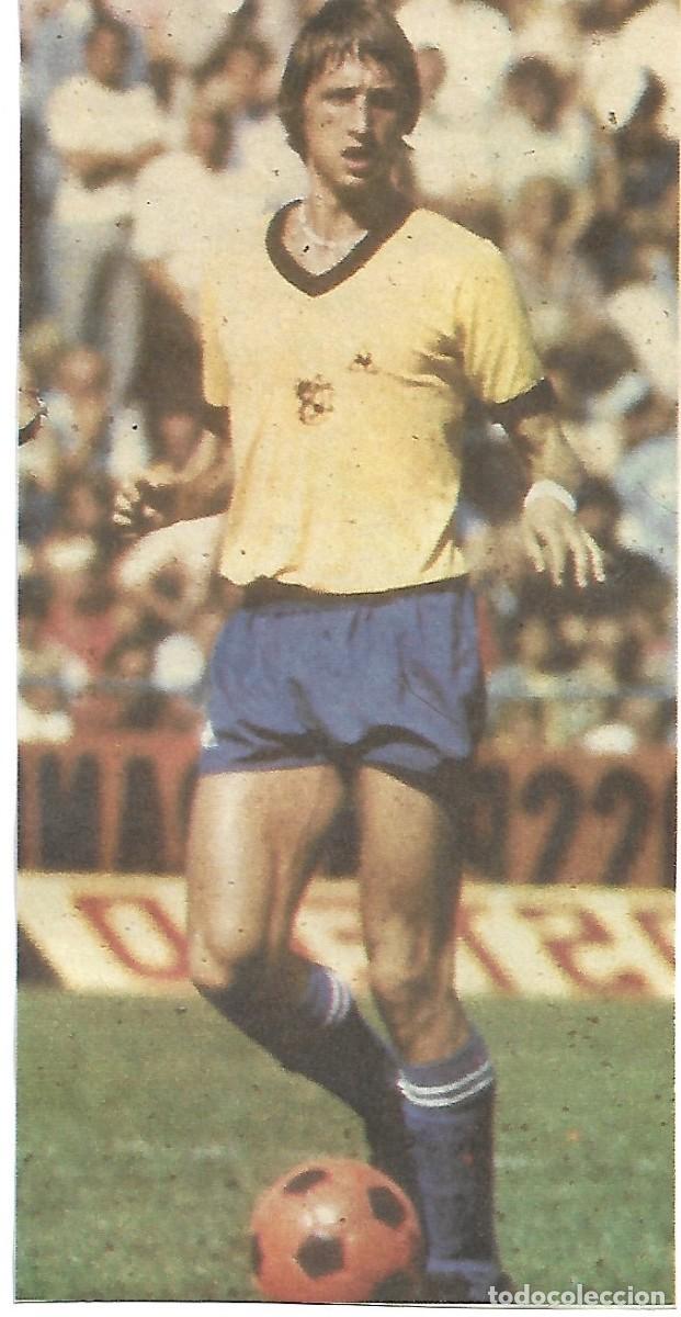 Coleccionismo deportivo: Gran recorte de Johan CRUYFF - Foto 1