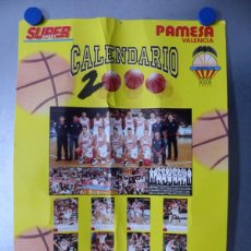 Coleccionismo deportivo: SUPER DEPORTE - BALONCESTO ACB - PAMESA VALENCIA - CALENDARIO 2000