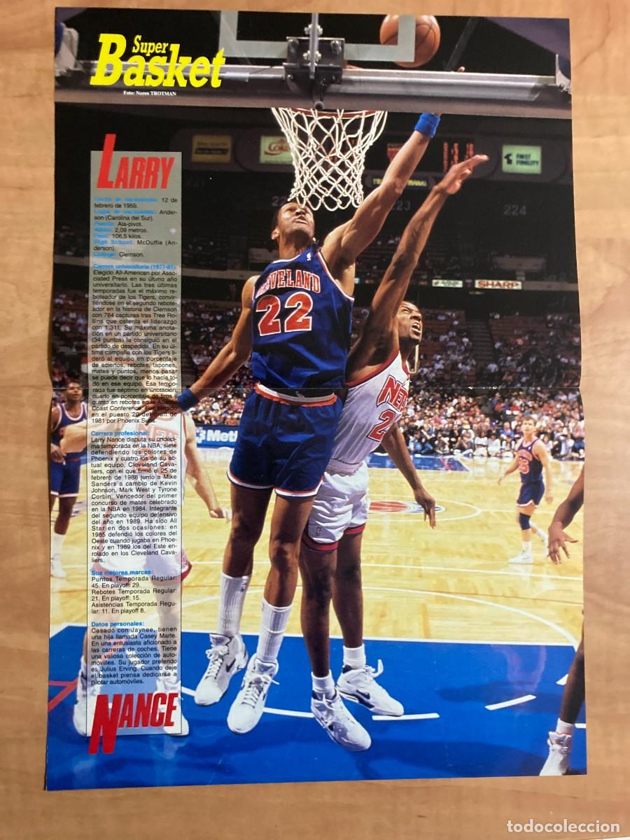 Coleccionismo deportivo: POSTER NBA LARRY NANCE - Foto 1