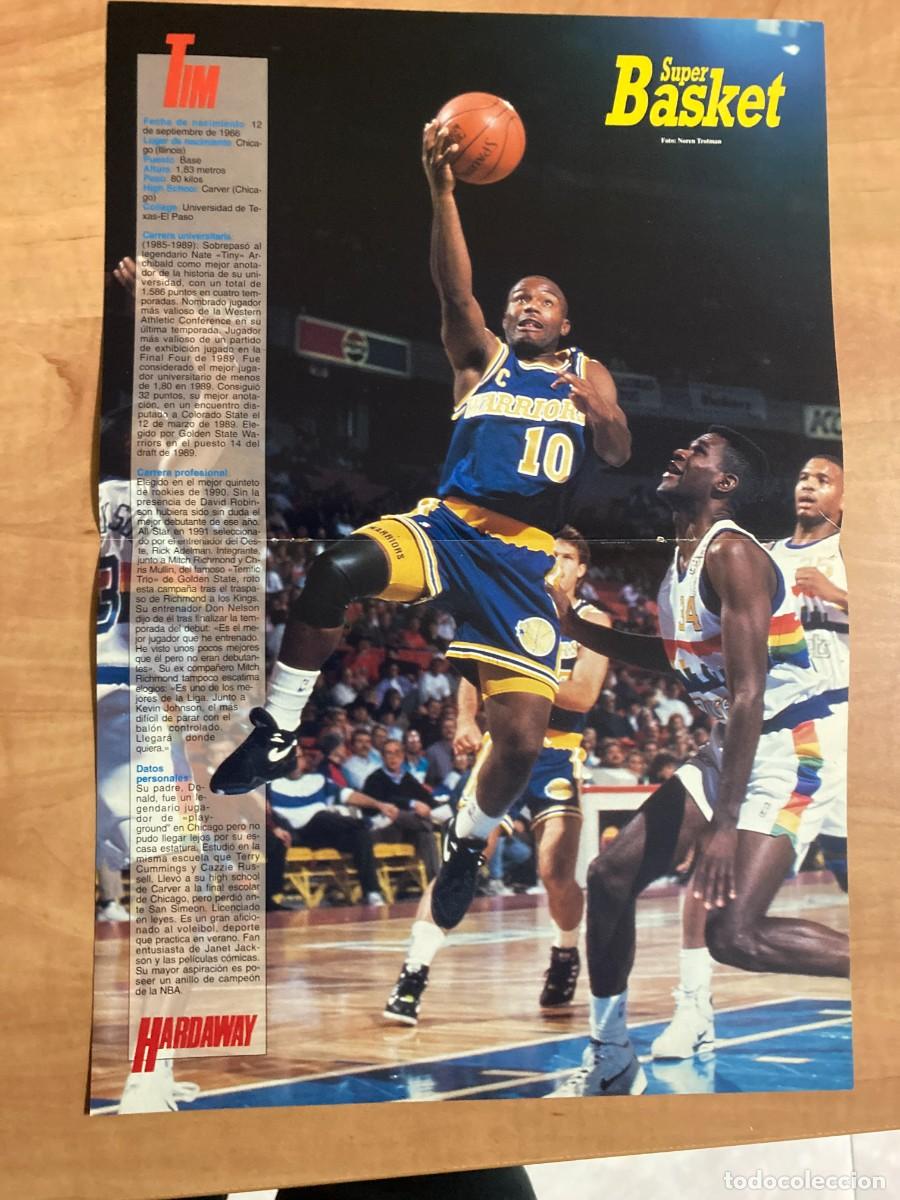 Coleccionismo deportivo: POSTER NBA TIM HARDAWAY - Foto 1
