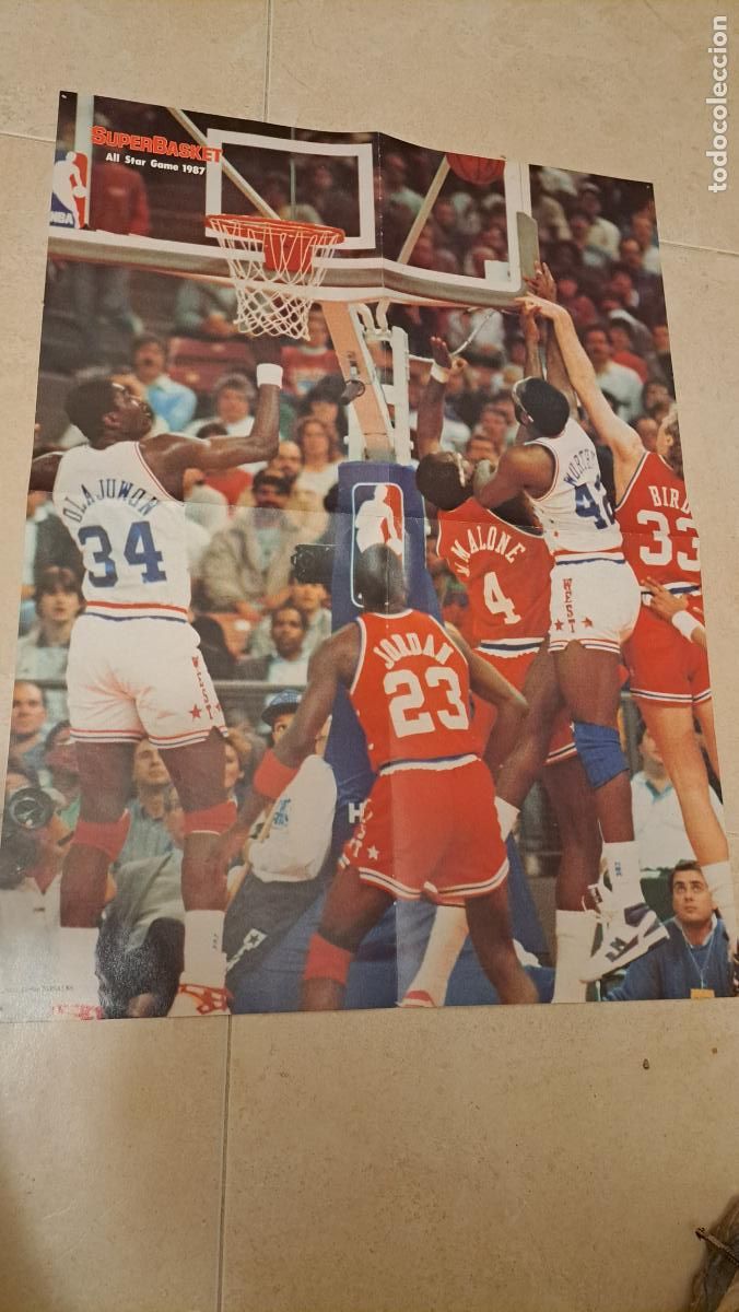 Coleccionismo deportivo: Poster all star game 1987 - Foto 1