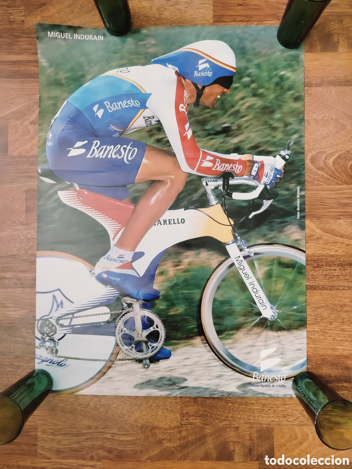 Coleccionismo deportivo: P&oacute;ster Miguel Indurain - Foto 1