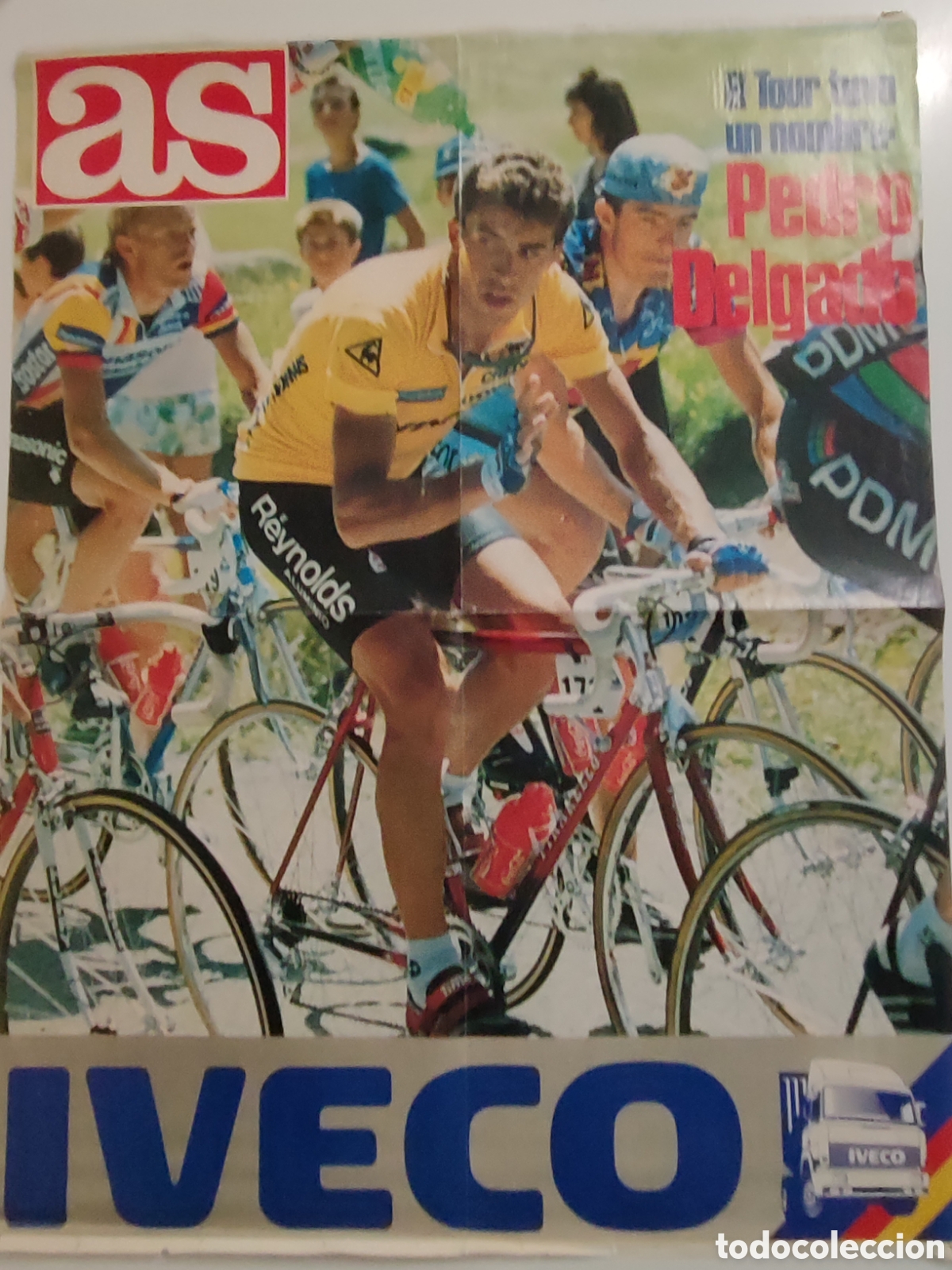 Coleccionismo deportivo: Poster Perico Delgado - Foto 1