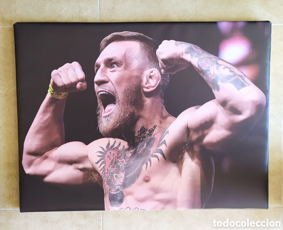 Coleccionismo deportivo: Cuadro CONNOR MCGREGOR - Foto 1