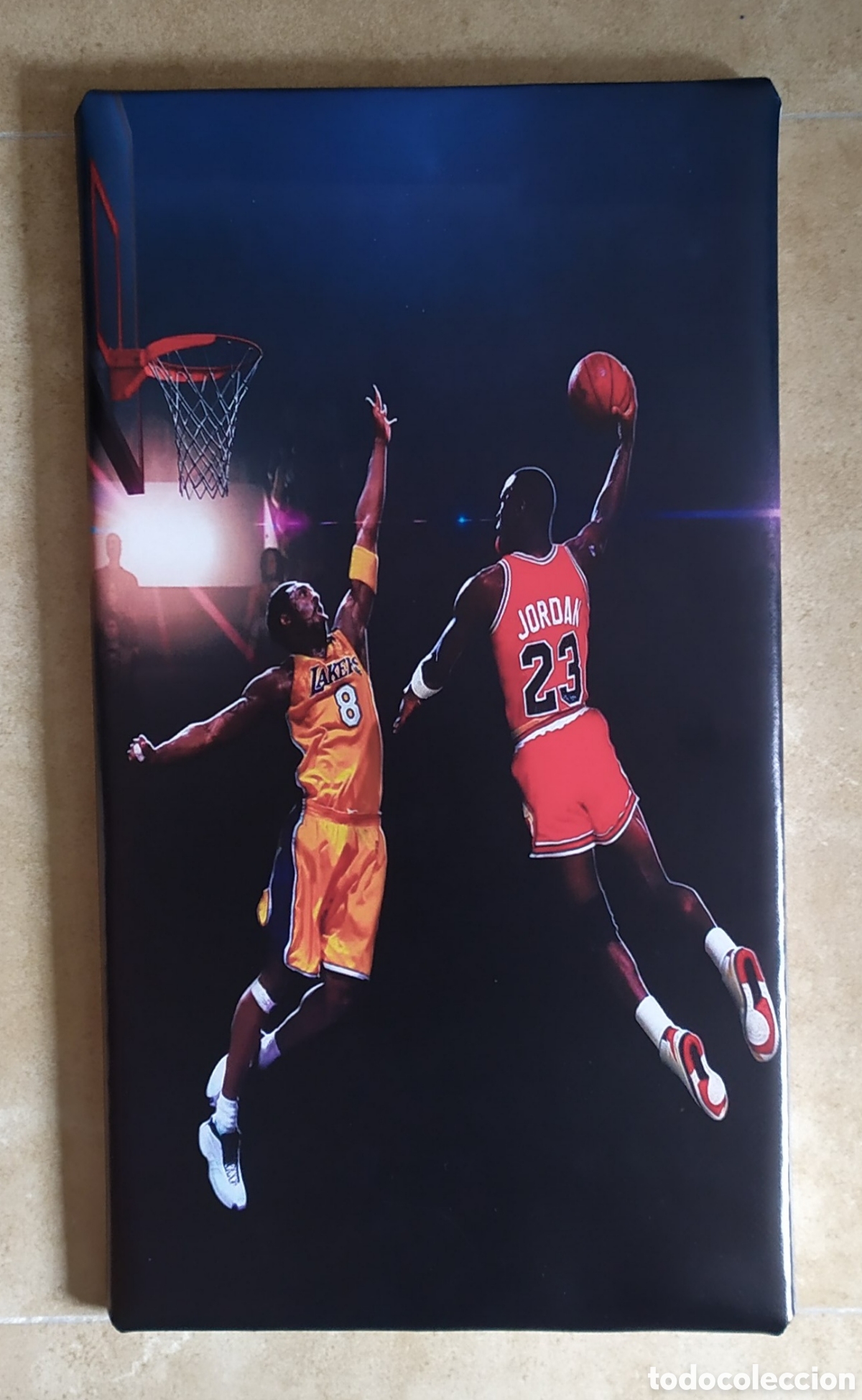 Coleccionismo deportivo: Cuadro MICHAEL JORDAN mate - Foto 1