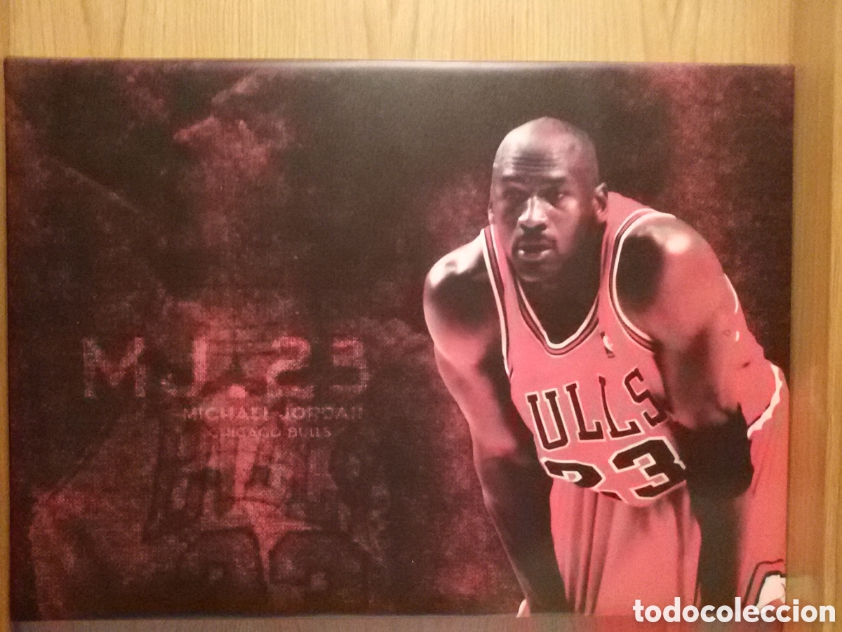 Coleccionismo deportivo: Cuadro cartel MICHAEL JORDAN - Foto 1