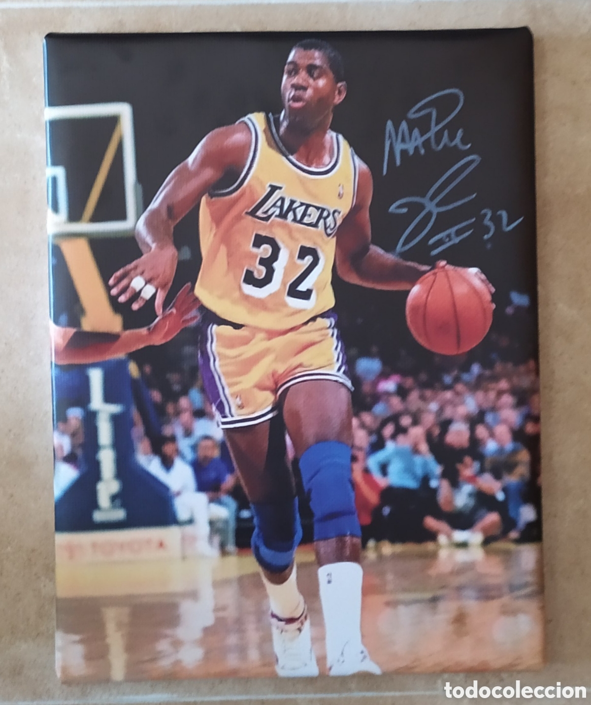 Coleccionismo deportivo: Cuadro Cartel MAGIC JOHNSON Nba - Foto 1